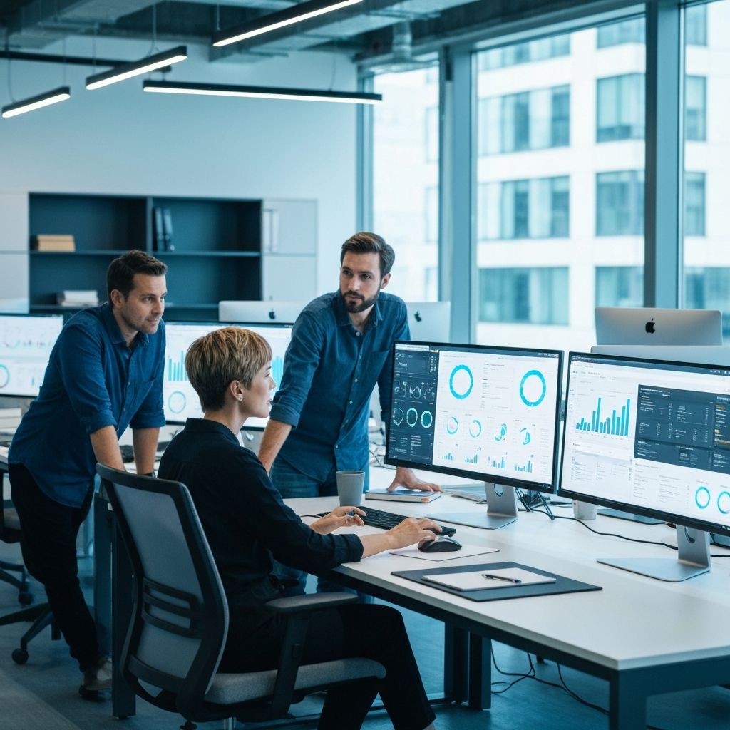 Modern consulting workspace